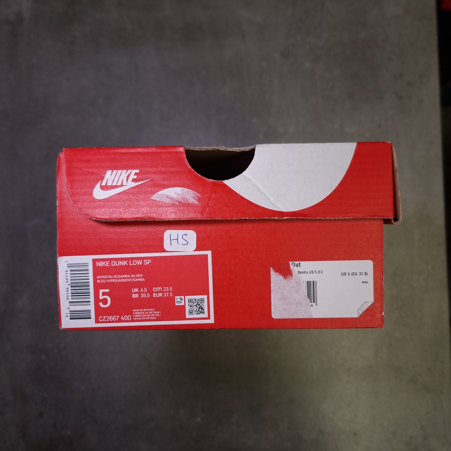 Dunk Low samba (37.5EU)