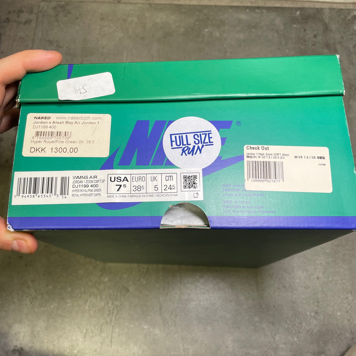 Jordan 1 High Aleali May (38.5EU)