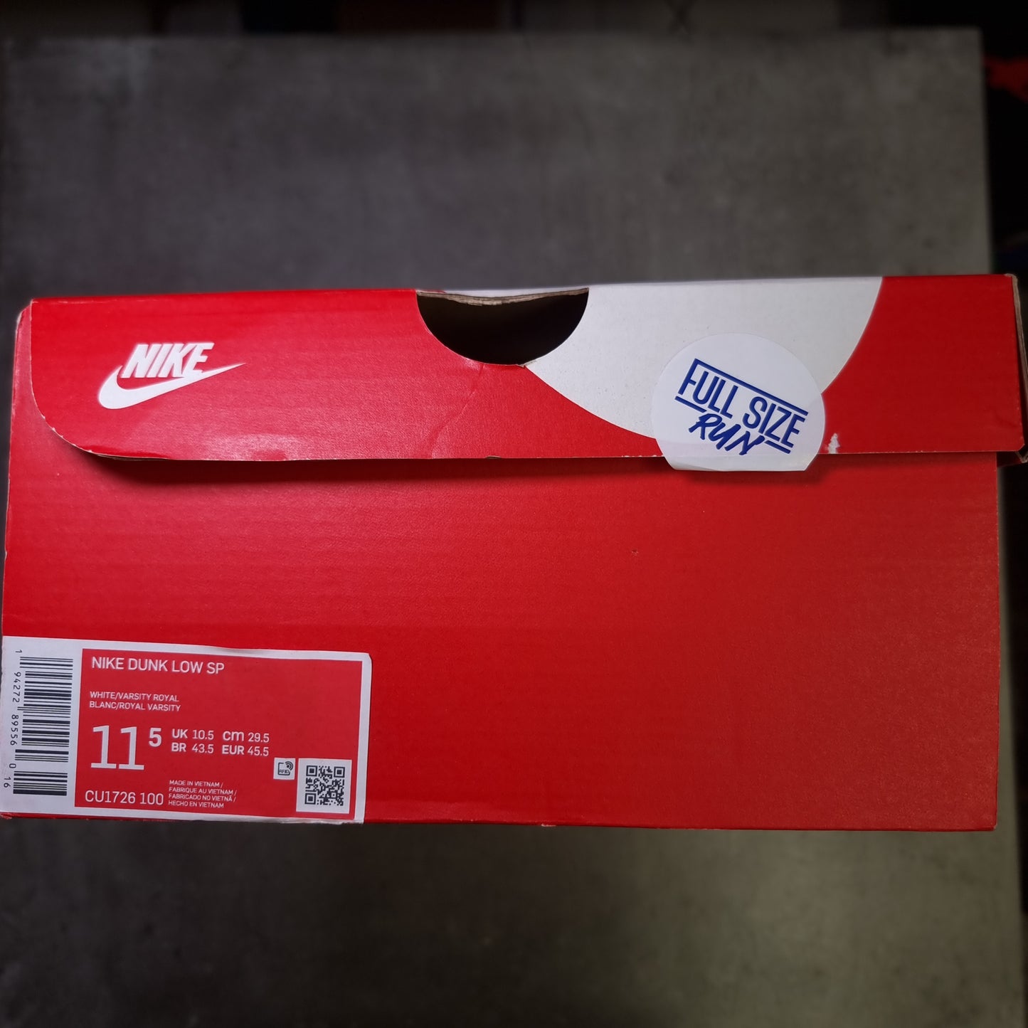 Dunk Low Kentucky (45.5EU)