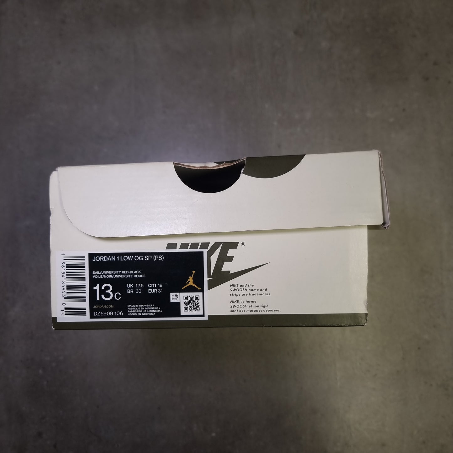 Jordan 1 Low x Travis Scott Olive 1.0  (31EU)