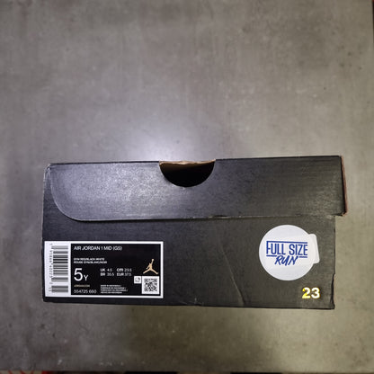 Jordan 1 Mid Red Black (37.5EU)