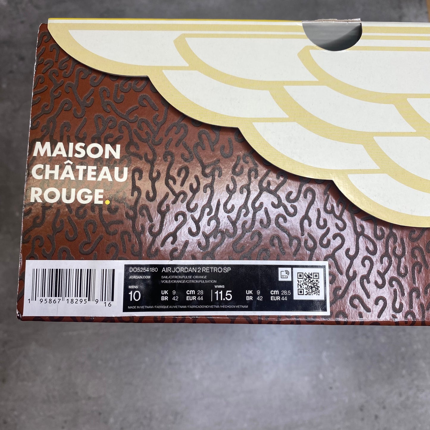 Jordan 2 Maison Chateau Rouge (44EU)