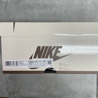 Jordan 1 Low Travis Scott Velvet Brown (45.5EU)