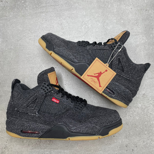 Jordan 4 Levis Black (44.5EU)