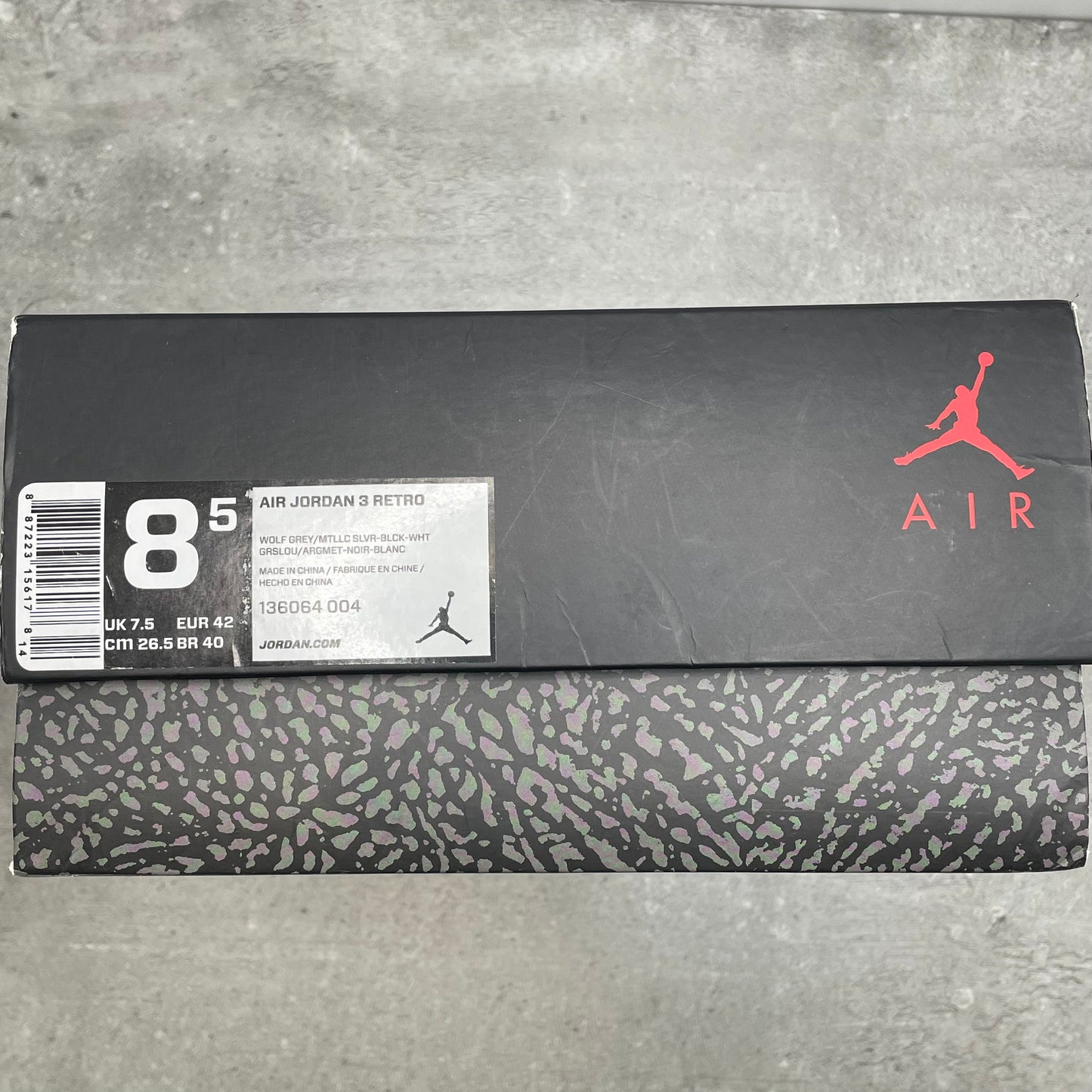 Jordan 3 Wolf Grey (42EU)