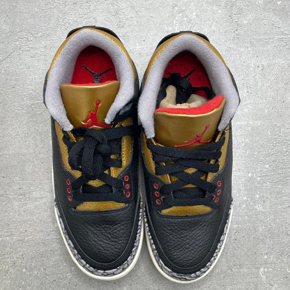 Jordan 3 Black Red Gold (37.5EU)