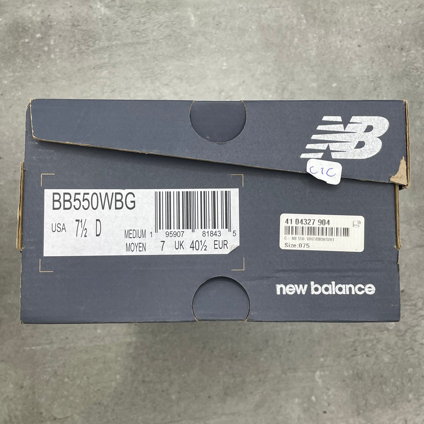 New Balance 550 Burgundy Turquoise (40.5EU)