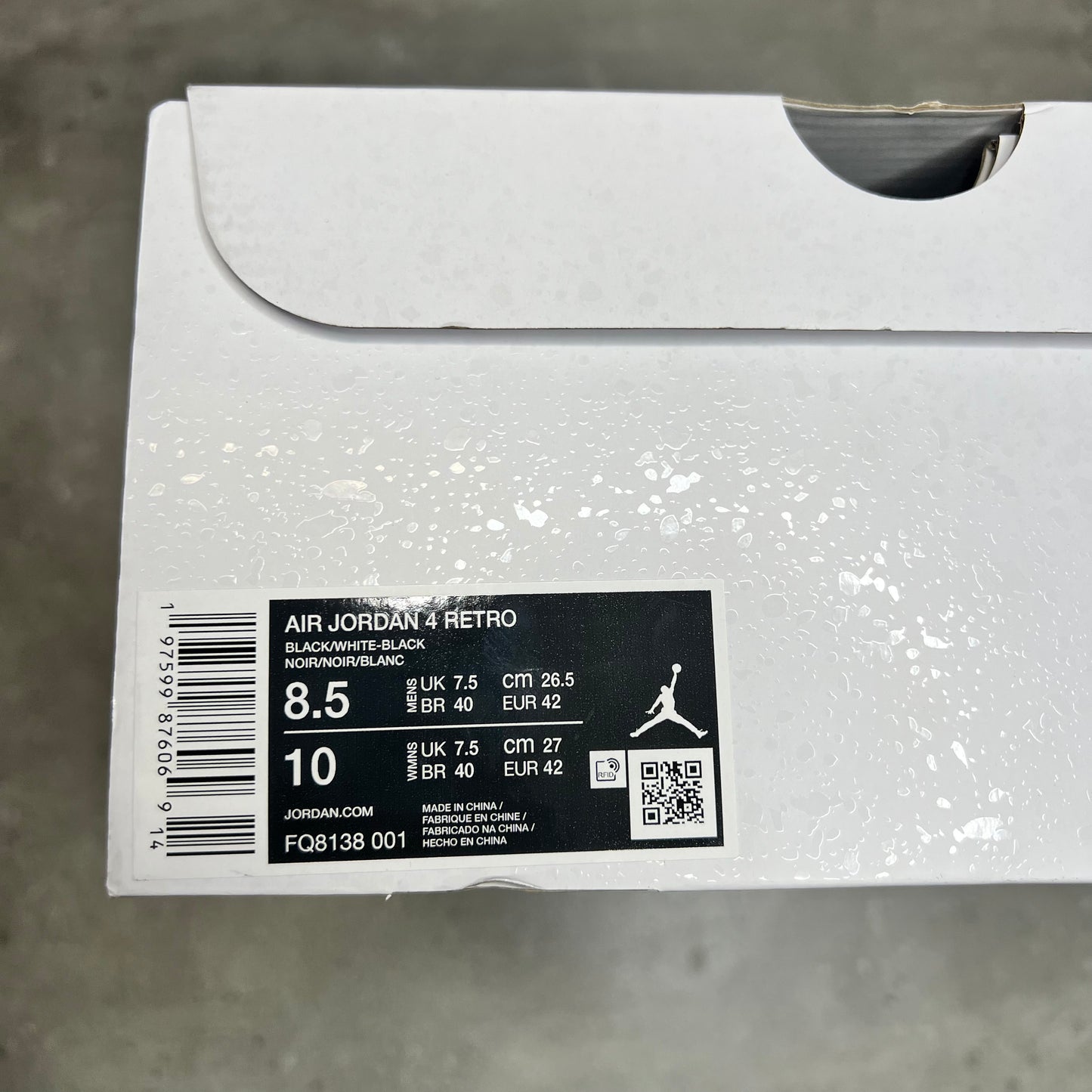 Jordan 4 White thunder (42EU)