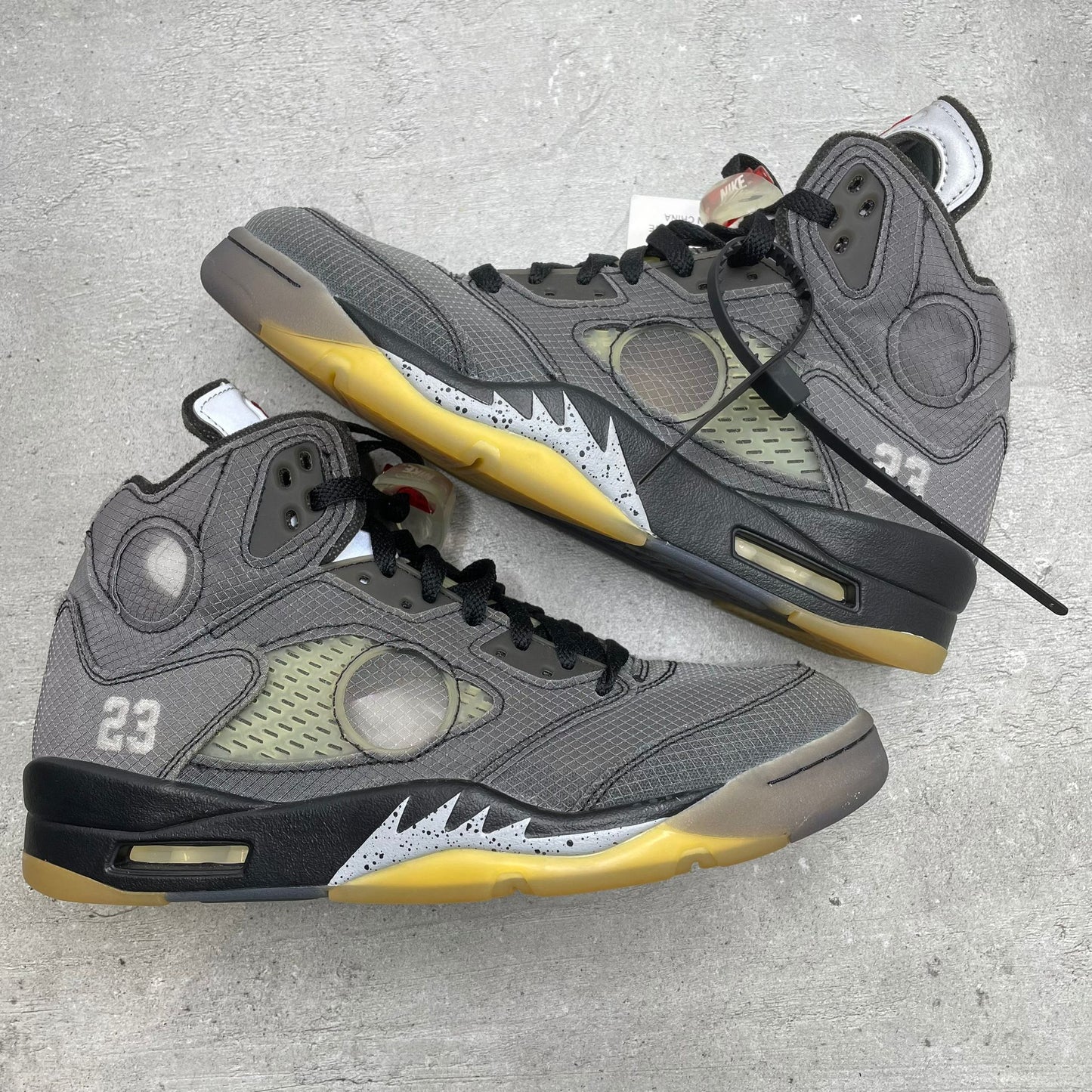 Jordan 5 Off White Black (42.5EU) NO BOX